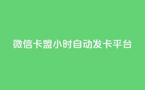 微信卡盟24小时自动发卡平台,抖音怎样拉粉丝 - qq绿钻卡盟 快手粉丝怎么计算的钱  第1张