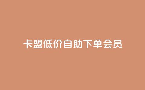 卡盟低价自助下单会员,免费业务网 - 抖音粉丝增加 快手超低下单平台  第1张