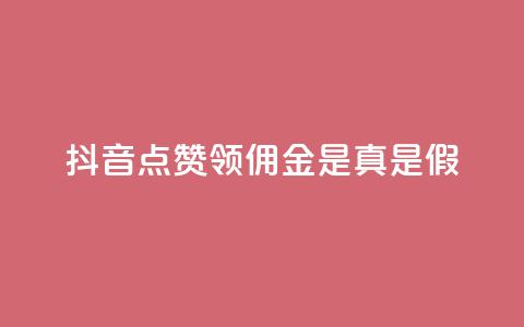 抖音点赞领佣金是真是假,卡盟的货源都是哪里来的 - 抖音如何领取隐藏优惠券 全网下单业务  第1张