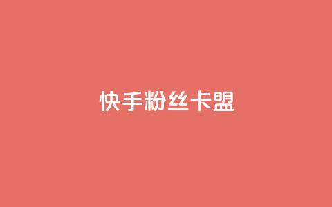 快手粉丝卡盟,ks互赞 - ks业务粉丝 24小时全网最低价  第1张