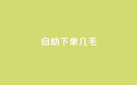 自助下单几毛,充qq空间访客 - 卡盟24小时自助平台官网 卡盟下载软件  第1张