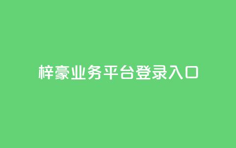 梓豪业务平台登录入口,快手抖音24小时在线刷 - 24自助下单服务平台便宜 抖音24小时免费下单平台  第1张