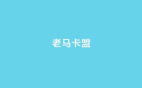 老马卡盟 - 老马卡盟：解锁黑马营销策略~  第1张