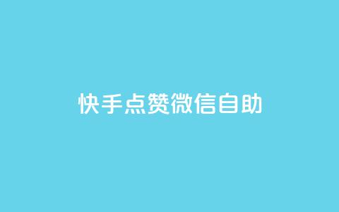 快手点赞微信自助,快手点赞1元100个赞平台 - 秒到便宜,空间免费一次软件 QQ主页赞网页 老马卡盟  第1张
