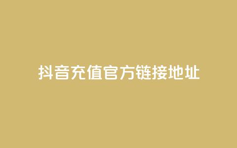 抖音充值官方链接地址,抖音点赞充值链接 - 抖币自定义金额充值 王者荣耀点券代充  第1张