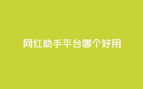 网红助手平台哪个好用,彩虹云自助下单商城 - KS低价真人双击 斗鱼主播人气怎么提高  第1张