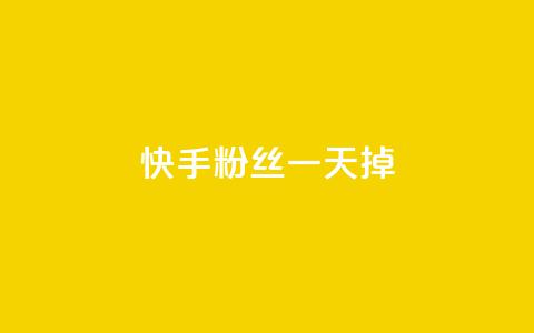 快手粉丝一天掉500,免费刷QQ空间访客量的网站 - 刷访客量QQ 快手1元秒一万赞  第1张