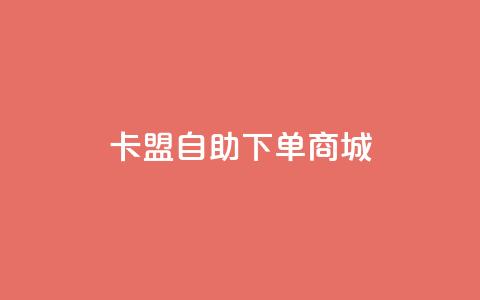 卡盟24h自助下单商城 - 24小时自助下单商城	，轻松卡盟购物。  第1张