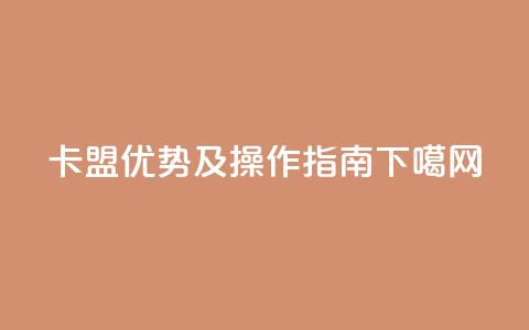 51卡盟优势及操作指南  第1张