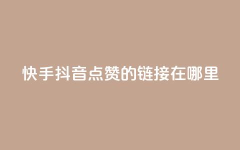 快手抖音点赞的链接在哪里,cf卡盟自助下单24小时 - 自助云商城快手下单 王者人气自助  第1张