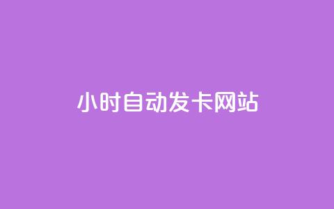 24小时自动发卡网站 - 全天候自动发卡平台一站式服务解决方案~  第1张