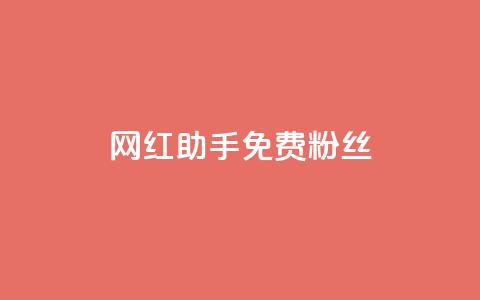 网红助手免费粉丝,抖音快速增长粉丝的软件 - dy低价下单平台闪电 快手抖音点赞链接  第1张