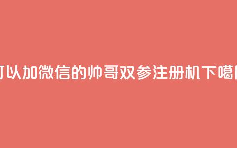 可以加微信的帅哥 - ks双参注册机  第1张
