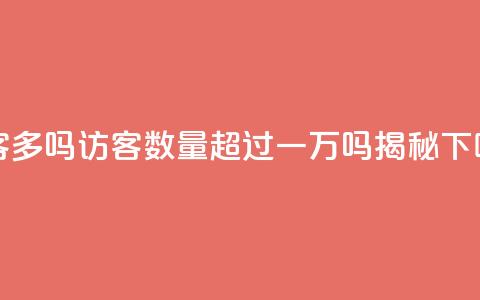 QQ访客10000多吗 - QQ访客数量超过一万吗揭秘!  第1张