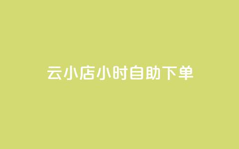 ks云小店24小时自助下单,抖音业务在线自助 - 一元一百个赞小红书网站 ks自助下单业  第1张