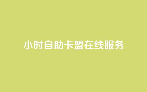 24小时自助卡盟在线服务  第1张