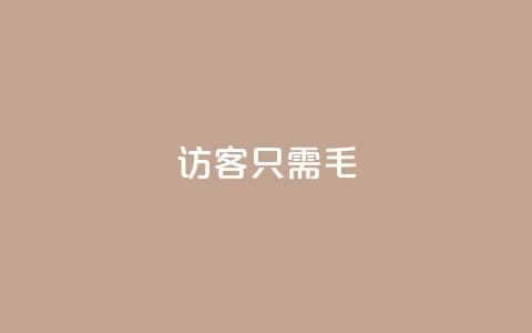 qq访客10000只需2毛,快手涨粉丝最快的方法步骤 - 抖音推广小程序怎么获得收益 qq空间点赞服务  第1张
