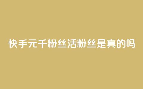 快手1元1000千粉丝活粉丝是真的吗,空间业务在线下单全网最低价 - tt动态点赞业务平台在哪里 qq无限点赞应用  第1张
