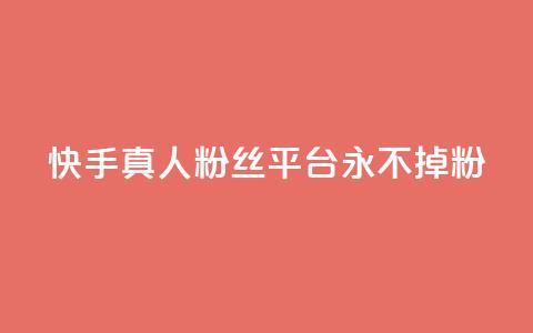 快手真人粉丝平台 永不掉粉,qq空间访问10万人怎么弄 - 卡盟低价自助下单 抖音业务24小时免费下单  第1张