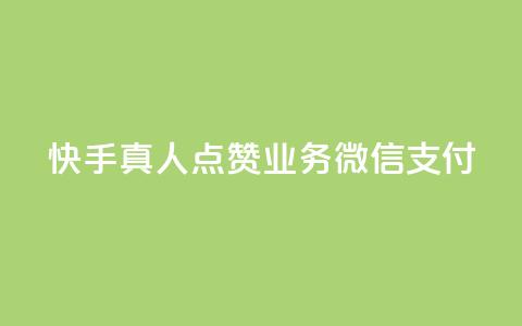 快手真人点赞业务微信支付,ks平台全网最低 - dy赞自助平台网站大表哥 24小时自助下单云小店  第1张