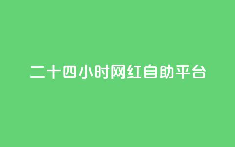 二十四小时网红自助平台,qq自助平台全网最低 - 抖音粉丝业务24小时 抖音业务自助网  第1张