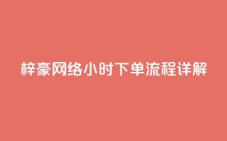 梓豪网络24小时下单流程详解,快手平台业务网站 - 快手业务低价自助平台超低价 - ks业务24小时下单平台最便宜
