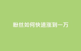粉丝如何快速涨到一万,QQ空间点赞充值 - 低价抖音业务网 - 24小时QQ空间说说点赞