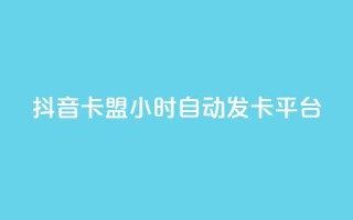 抖音卡盟24小时自动发卡平台,快手100赞2元 - 全网最低价业务平台官网 - dy免费24小时下单平台