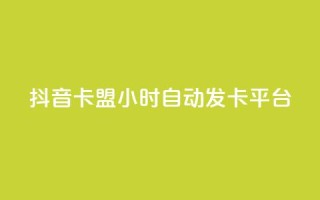 抖音卡盟24小时自动发卡平台,抖音怎么涨有效粉 - 卡盟在线刷钻官网 - 小红书500粉购买