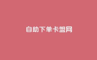 自助下单卡盟网 - 自助订购卡盟服务，便捷高效的网络平台！