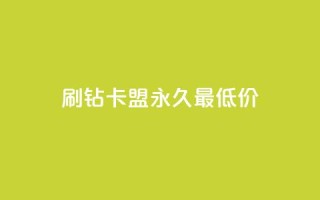 qq刷钻卡盟永久最低价,24小时砍价助力网 - 抖音点赞充值秒到账 - 快手下单平台全网最低价