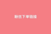 粉丝下单链接,百货商城自助下单网站 - 抖音云端商城黑科技项目 - 快手一元1w粉丝不掉粉的原因