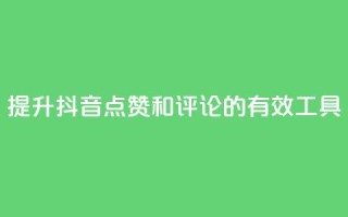 提升抖音点赞和评论的有效工具