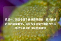 流量卡，流量卡哪个最好用又便宜，选择最适合您的流量套餐，探索各类流量卡的魅力与优势亿乐社区低价自营货源站