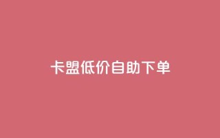 卡盟低价自助下单,卡盟低价自助下单 - 拼多多免费自动刷刀软件 - 闲鱼卡券省一夏