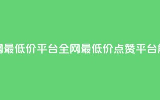 空间说说点赞全网最低价平台 - 全网最低价点赞平台解析与推荐~