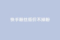 快手粉丝低价不掉粉,QQ名片一元10万赞 - 云商城-在线下单 - 拼多多001金币后面是什么