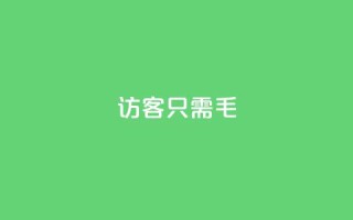 qq访客10000只需2毛,快手抖音24小时在线刷 - 快手双击真人粉丝 - 闲鱼刷我想要软件