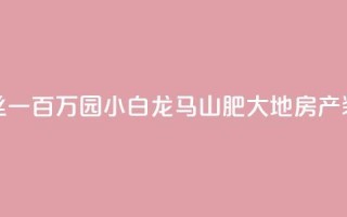 快手粉丝一百万0.01园小白龙马山肥大地房产装修网站,快手50赞免费 - 抖音点赞1元100个赞平台在线 - qq空间访客量低价