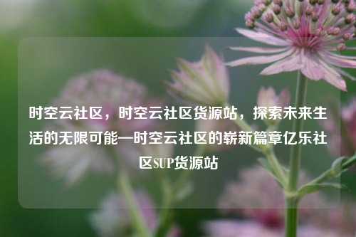 时空云社区，时空云社区货源站	，探索未来生活的无限可能—时空云社区的崭新篇章亿乐社区SUP货源站  第1张