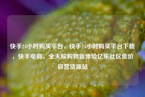 快手24小时购买平台，快手24小时购买平台下载	，快手电商，全天候购物新体验亿乐社区低价自营货源站  第1张