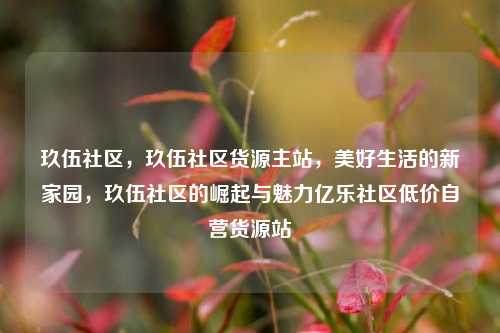 玖伍社区	，玖伍社区货源主站，美好生活的新家园，玖伍社区的崛起与魅力亿乐社区低价自营货源站  第1张